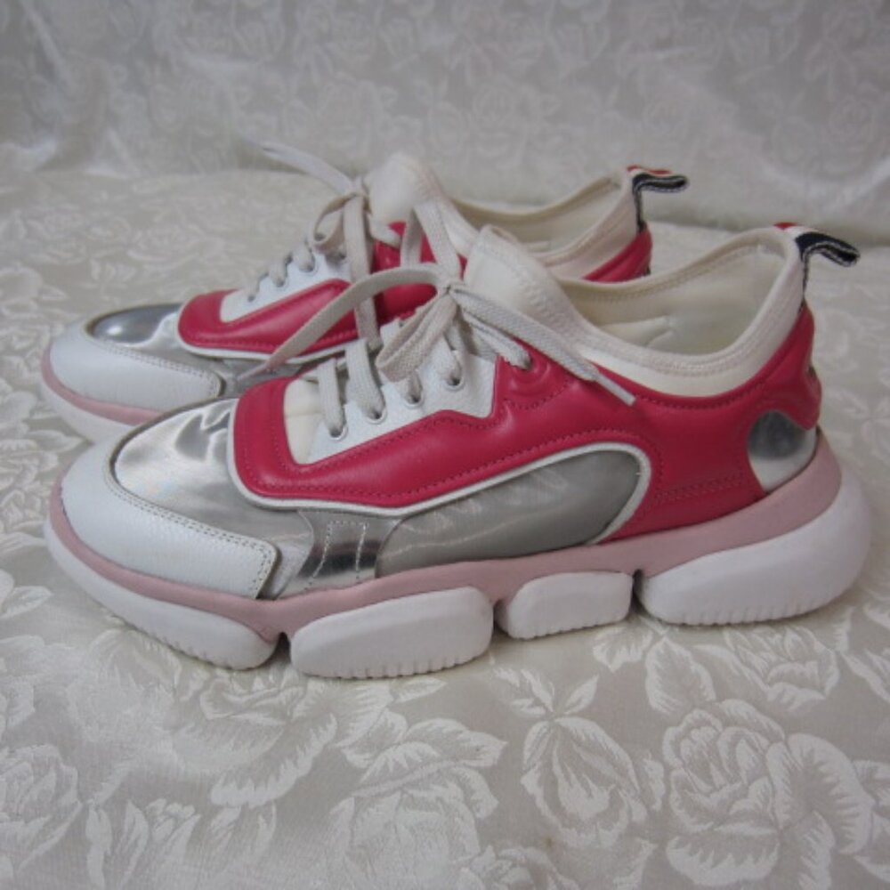 Moncler Briseis Pink Sneakers - Picture 4 of 13
